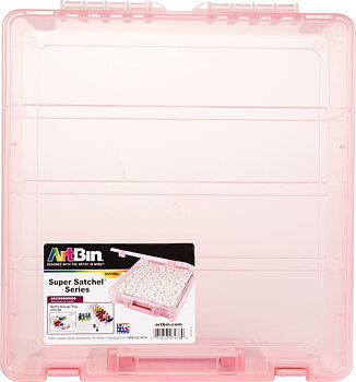 ArtBin - Super Satchel Single Compartment - Blush, 15.25"X14"X3.5"