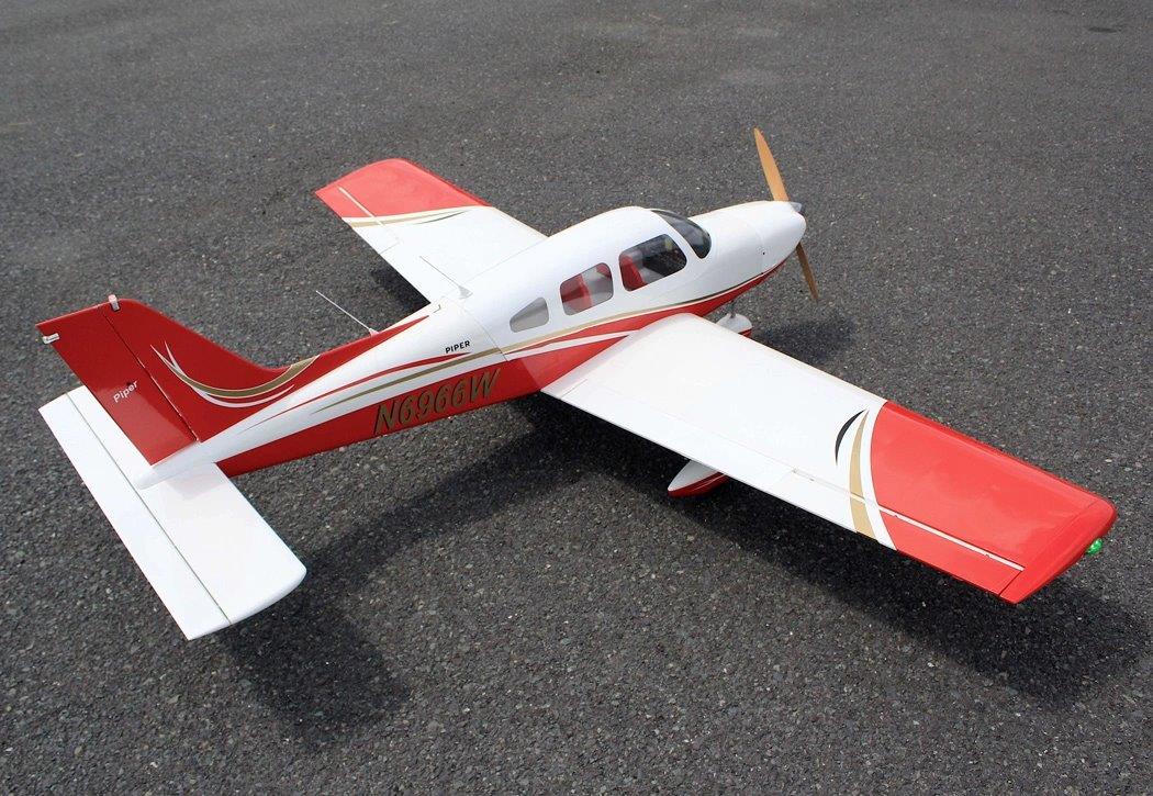 Seagull Piper Cherokee Warrior II 221cm 35cc Gas - 2