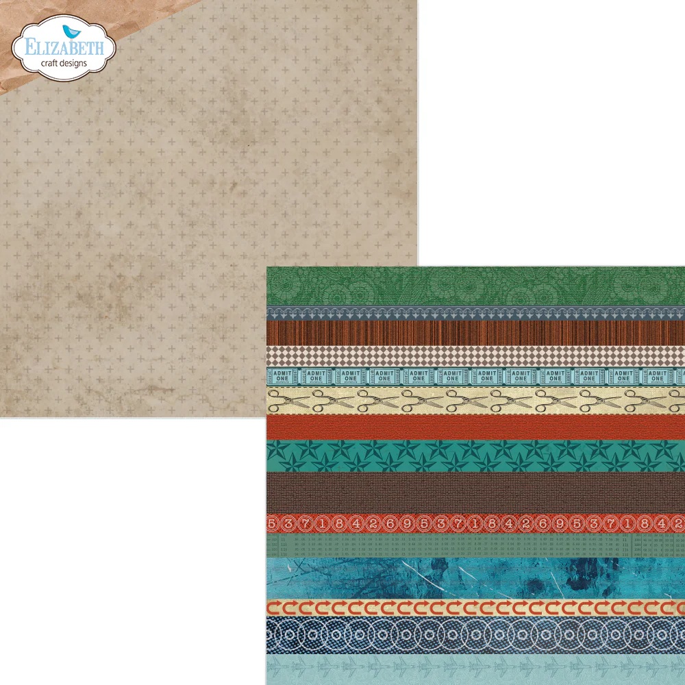 Elizabeth  -  Printed Cardstock -12x12 - Rest & Relaxation - 7