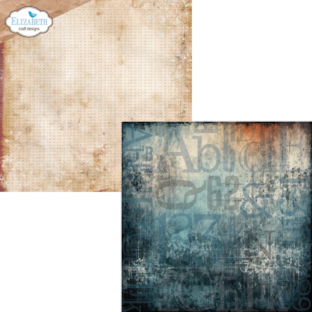 Elizabeth  -  Printed Cardstock -12x12 - Rest & Relaxation - 8