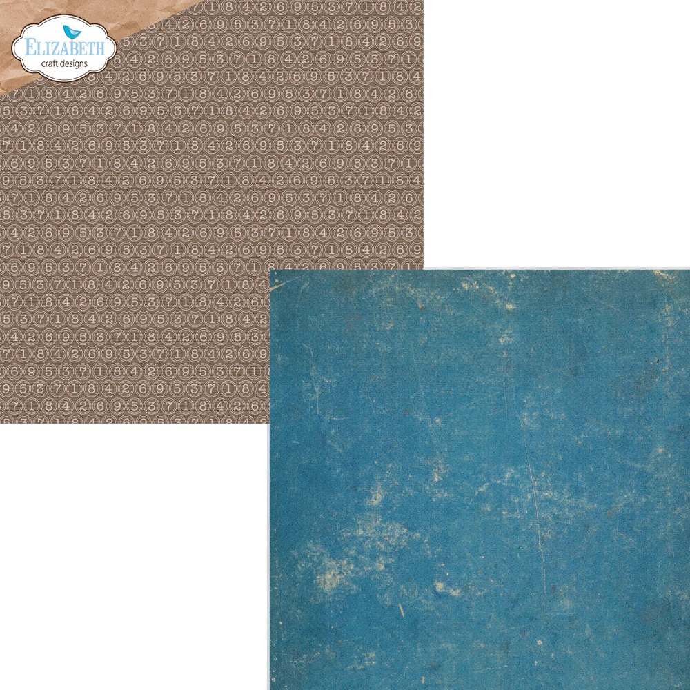 Elizabeth  -  Printed Cardstock -12x12 - Rest & Relaxation - 9