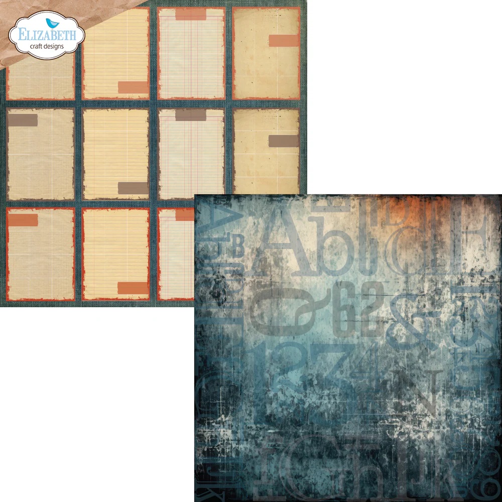 Elizabeth  -  Printed Cardstock -12x12 - Rest & Relaxation - 2
