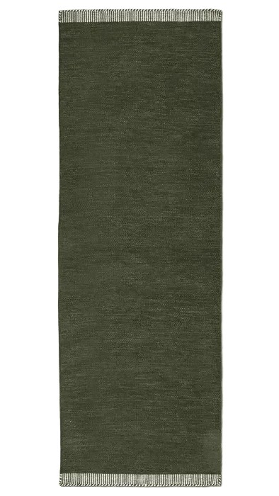 Gångmatta Pure 85x250 cm - Skogsgrön
