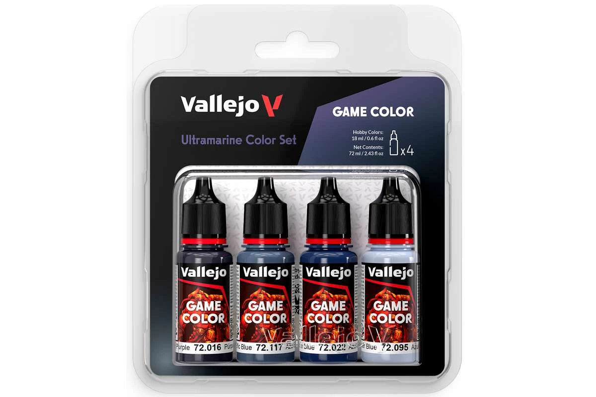 Game Color, ultramarine blue set 4x18ml - 2