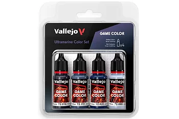 Game Color, ultramarine blue set 4x18ml