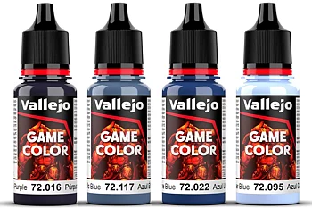 Game Color, ultramarine blue set 4x18ml