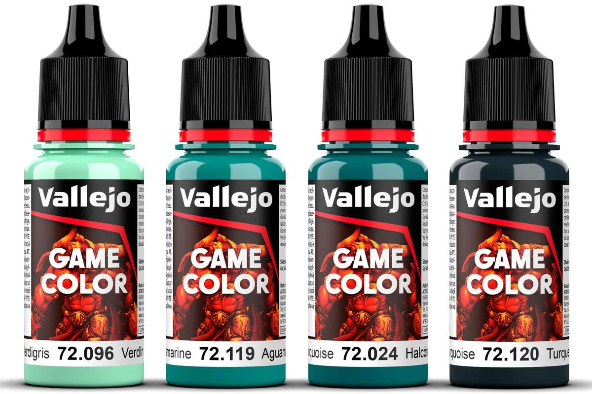 Game Color, turquoise Set 4×18ml