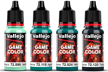 Game Color, turquoise Set 4×18ml