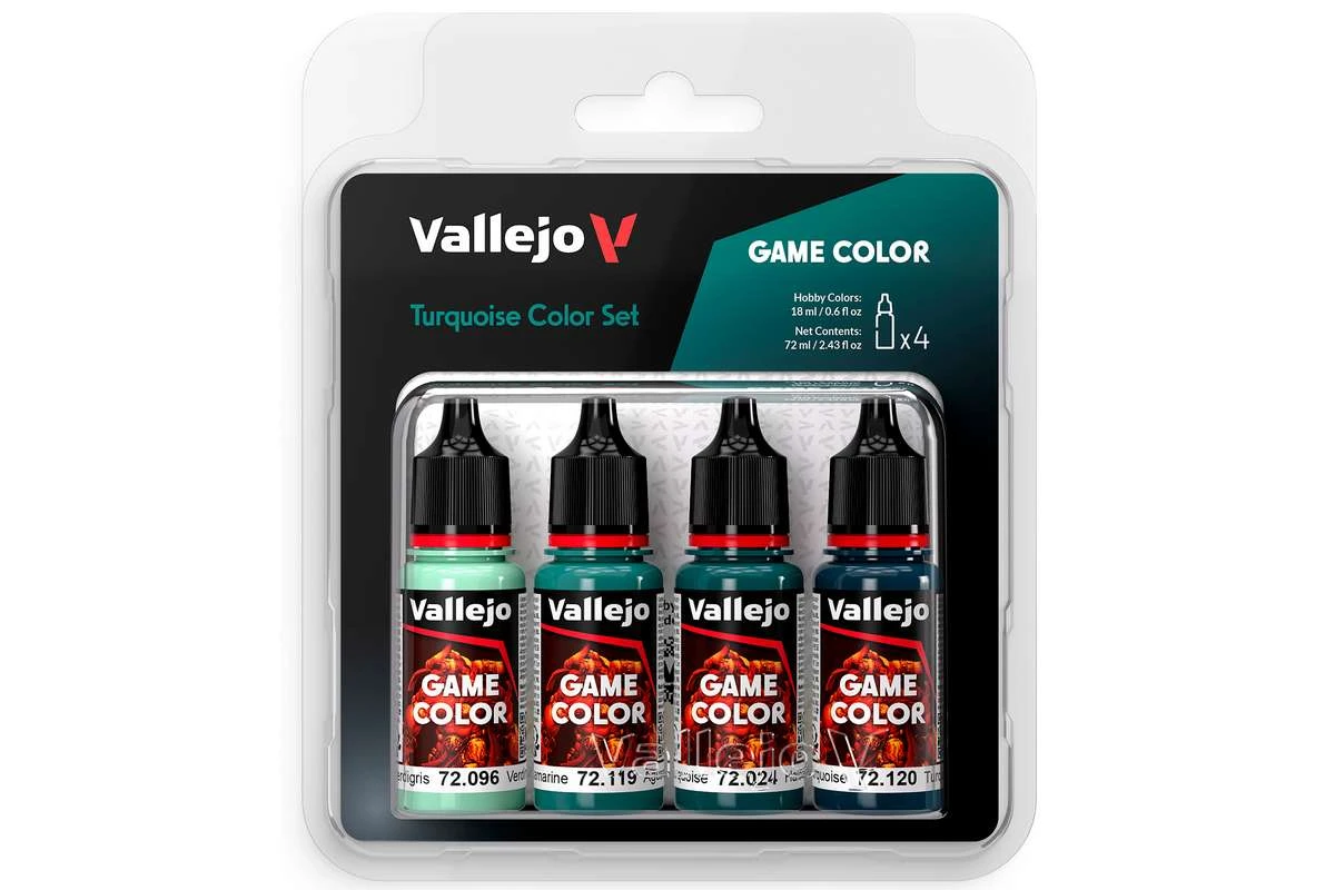 Game Color, turquoise Set 4×18ml - 2