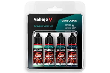 Game Color, turquoise Set 4×18ml
