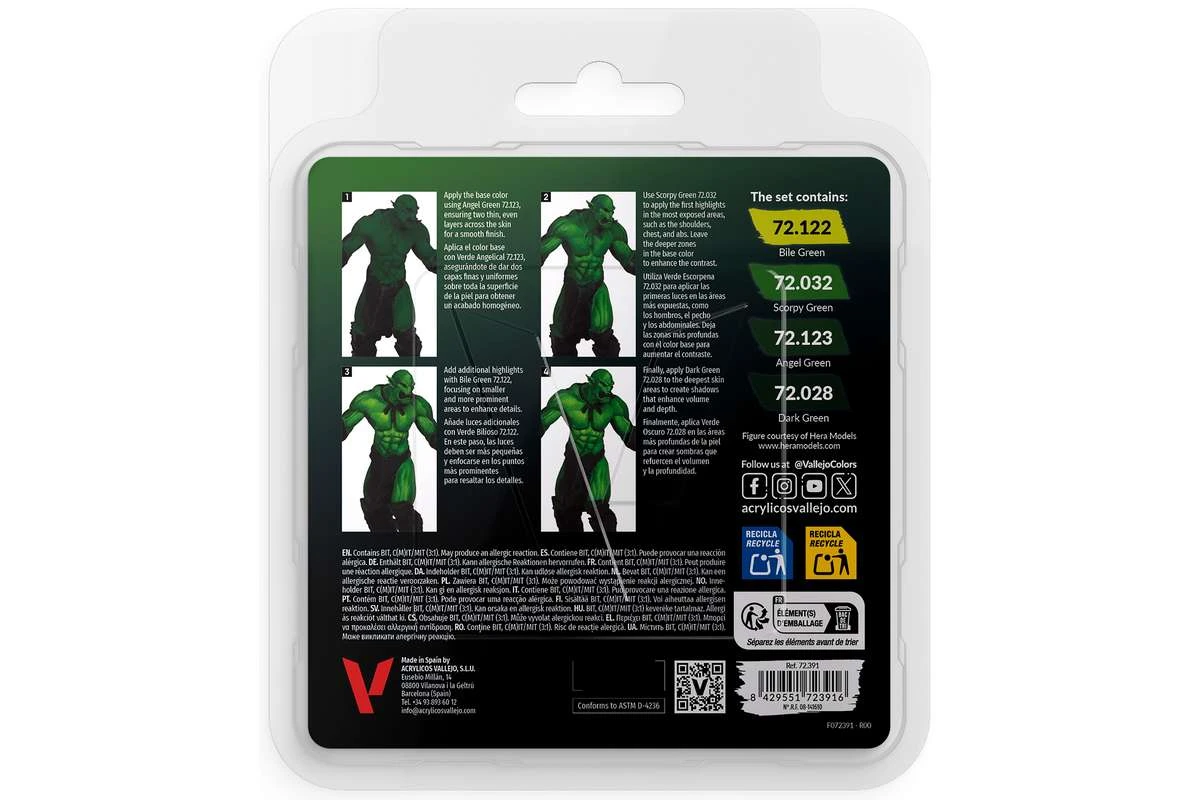 Game Color, Ork Skin Set 4×18ml - 3