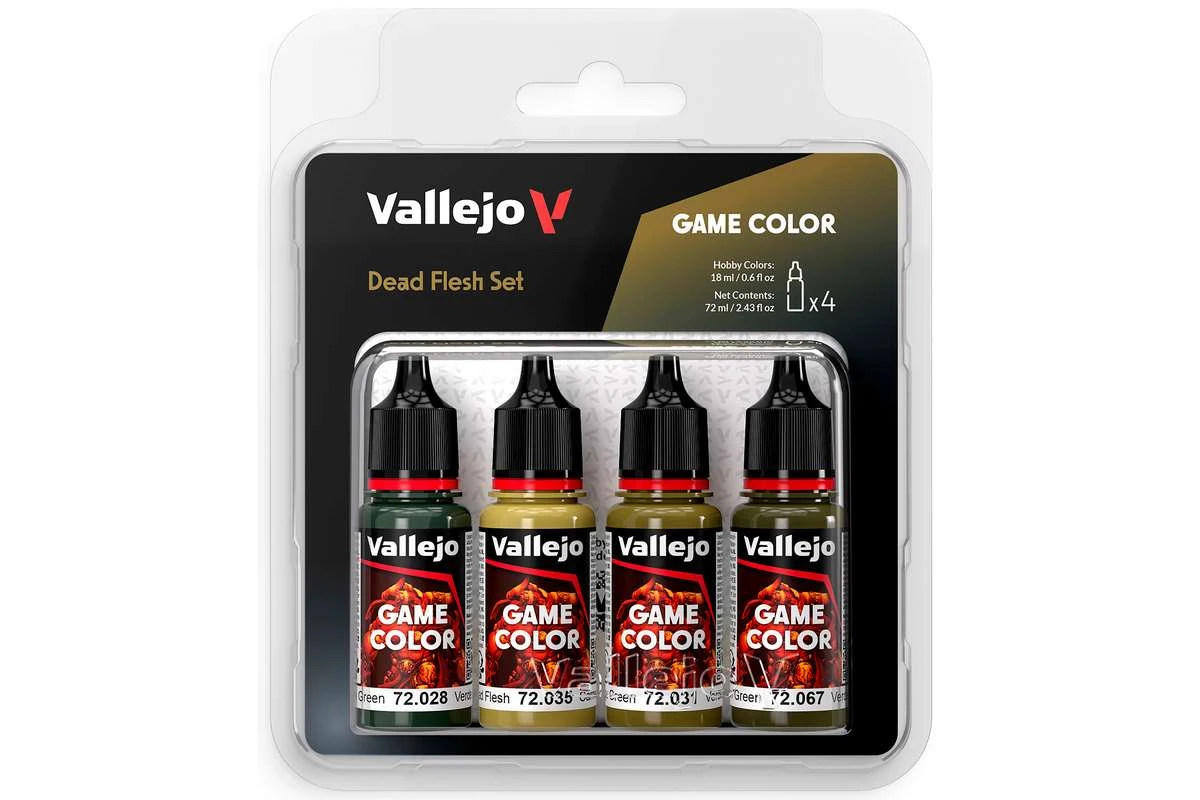 Game Color, död hudton färgset 4x18ml - 2