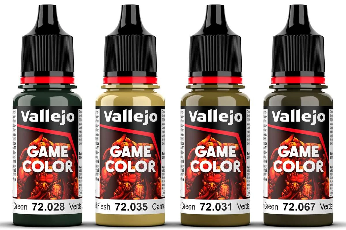Game Color, död hudton färgset 4x18ml