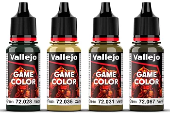 Game Color,  Dead Flesh Color Set 4x18ml