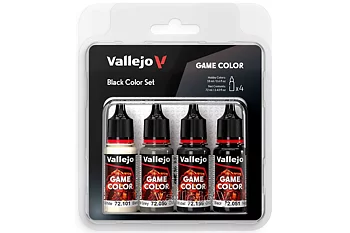 Game Color black set 4×18ml