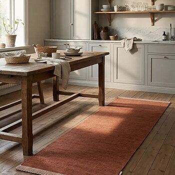 Gångmatta Pure 85x250 cm - Terracotta