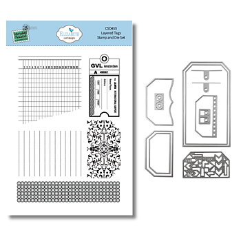 Elizabeth - Layered Tags Stamp and Die Set