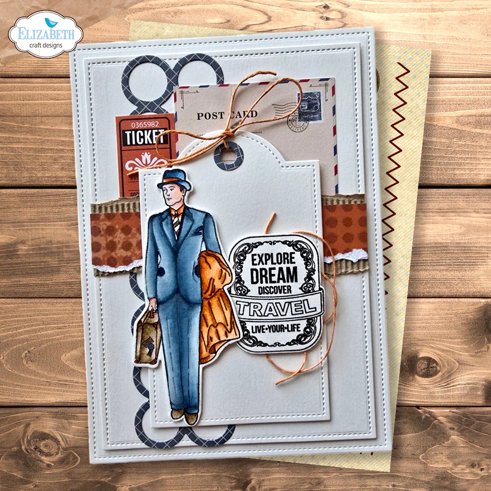 Elizabeth - Let's Go! Stamp and Die Set - 3