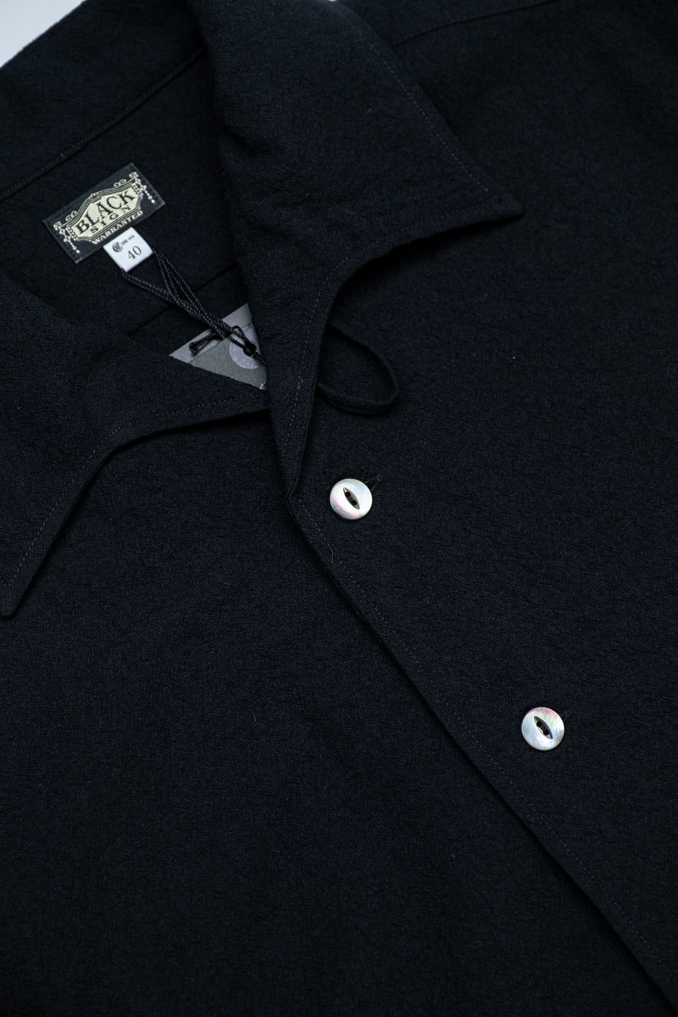 Black Sign - Albatross Habana Shirt Midnight Black - 4