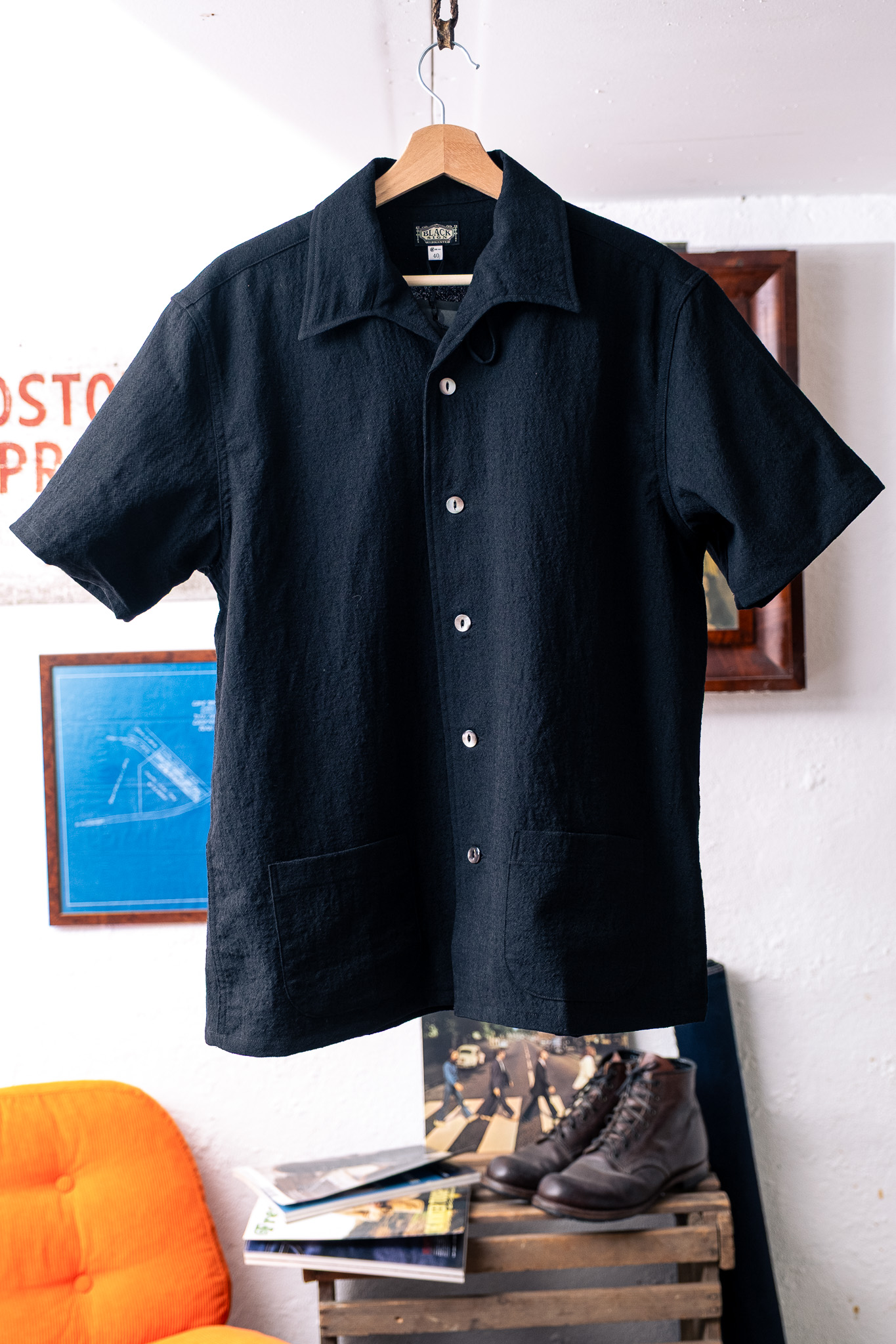 Black Sign - Albatross Habana Shirt Midnight Black