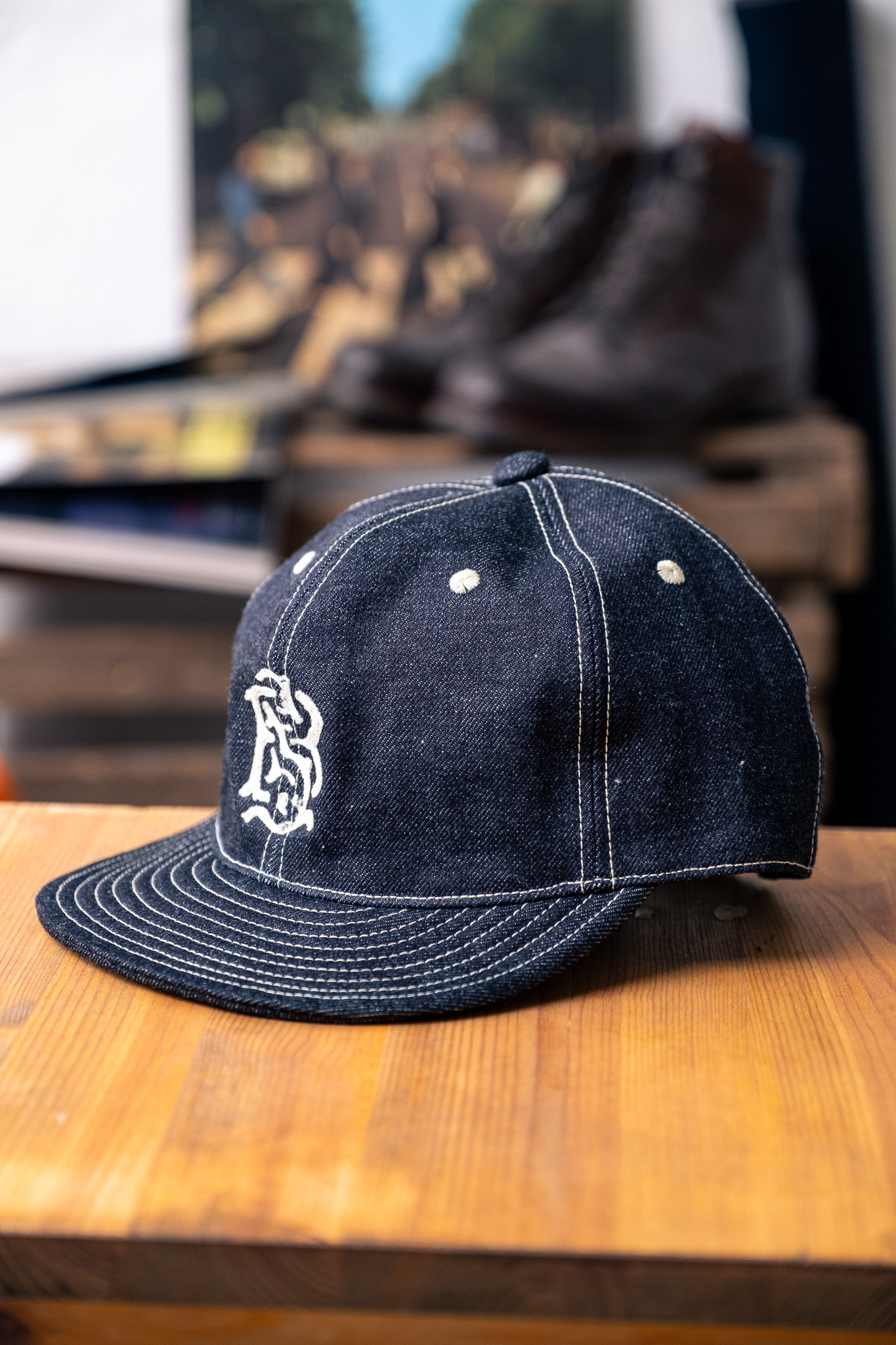 Black Sign - BS Trucker Cap Indigo Denim - 2
