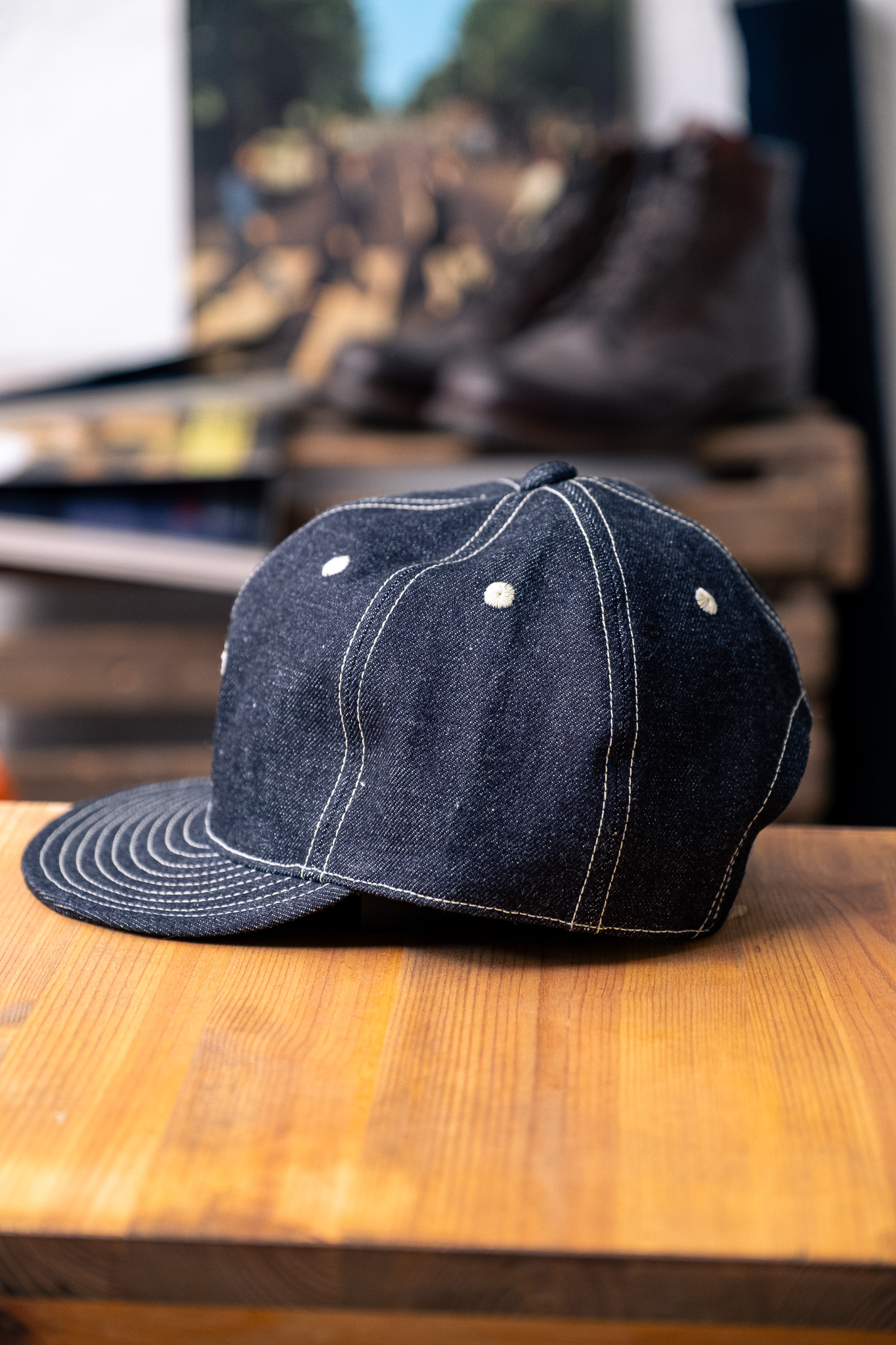 Black Sign - BS Trucker Cap Indigo Denim - 3