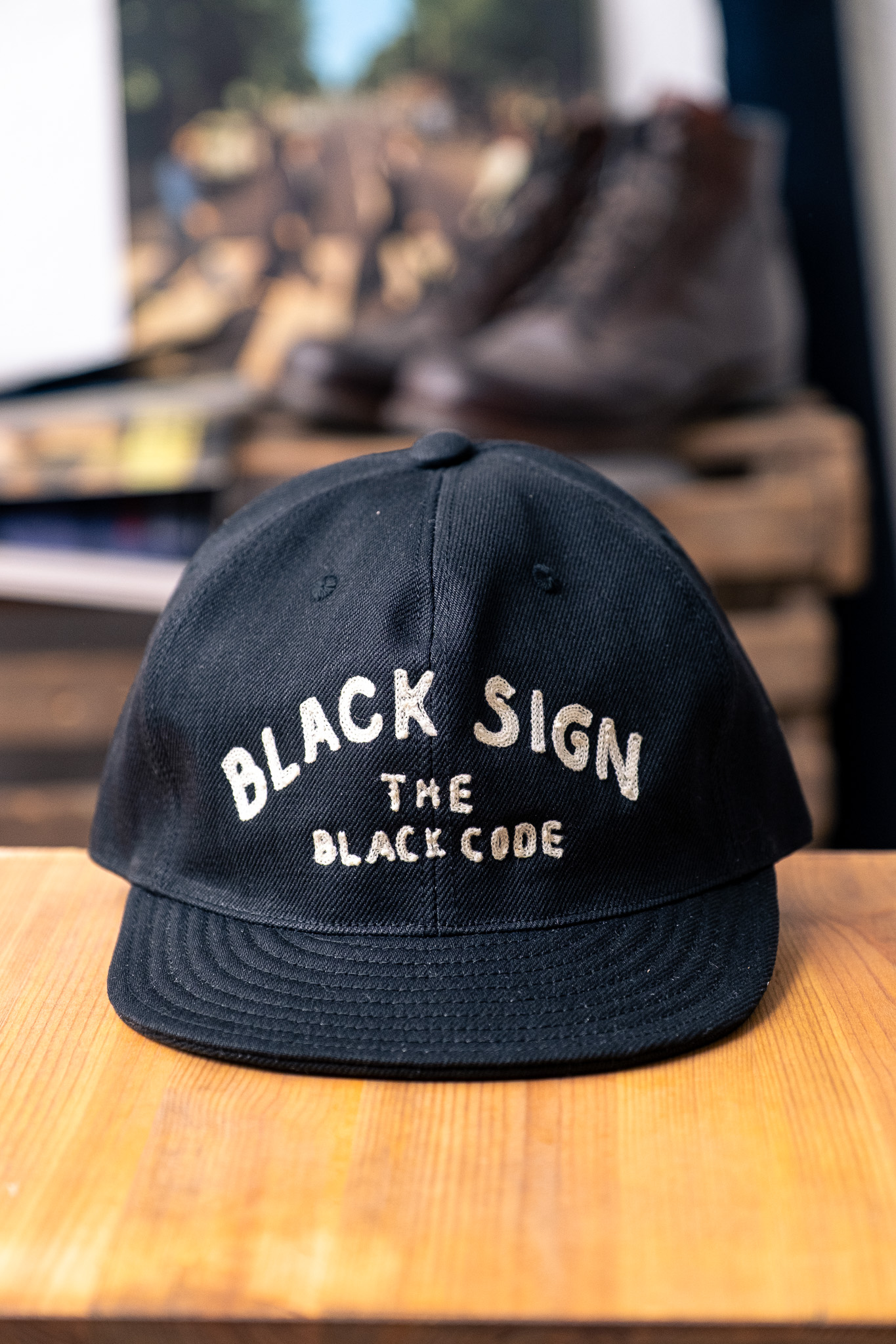 Black Sign - Black Code Trucker Cap Black Denim