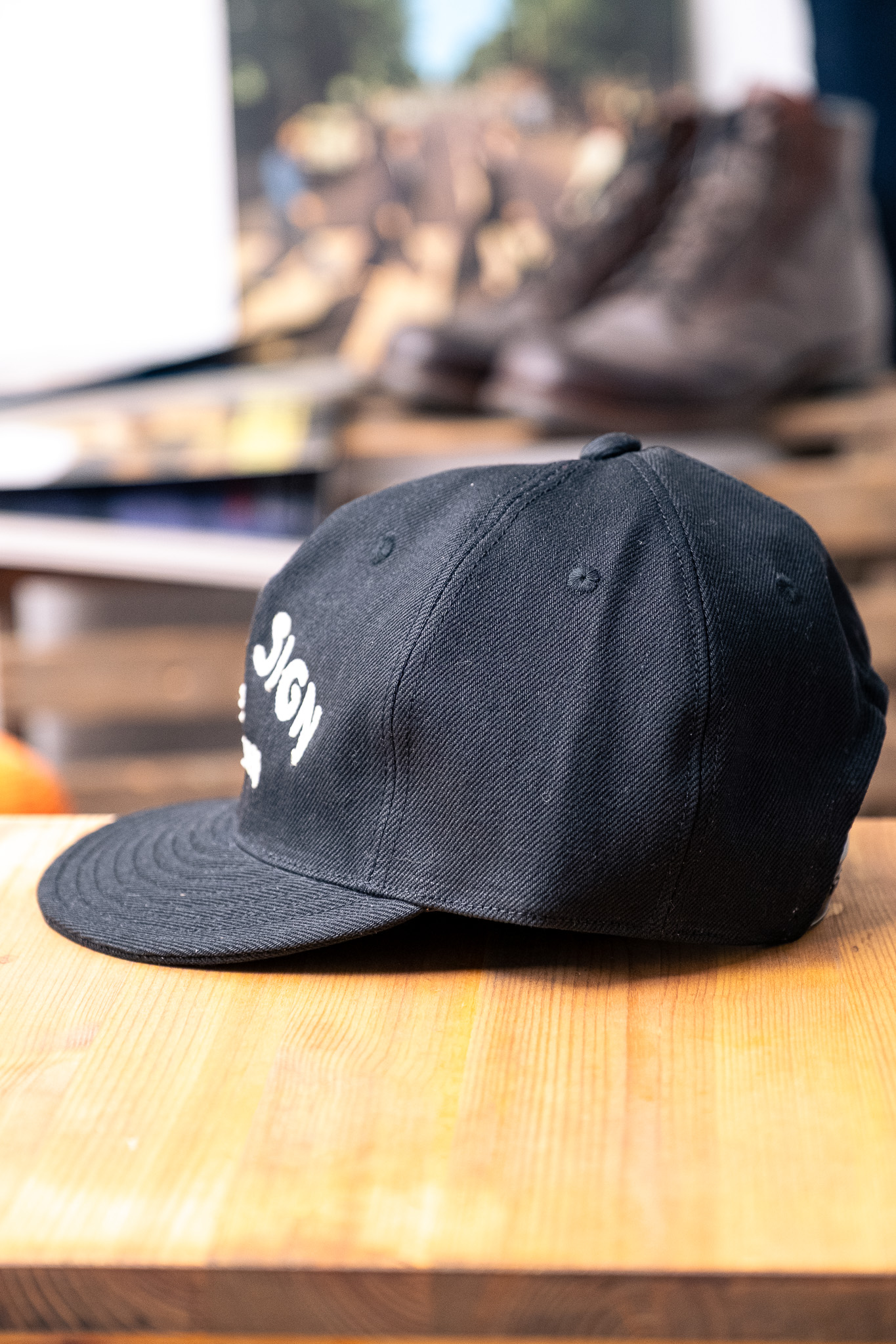 Black Sign - Black Code Trucker Cap Black Denim - 3