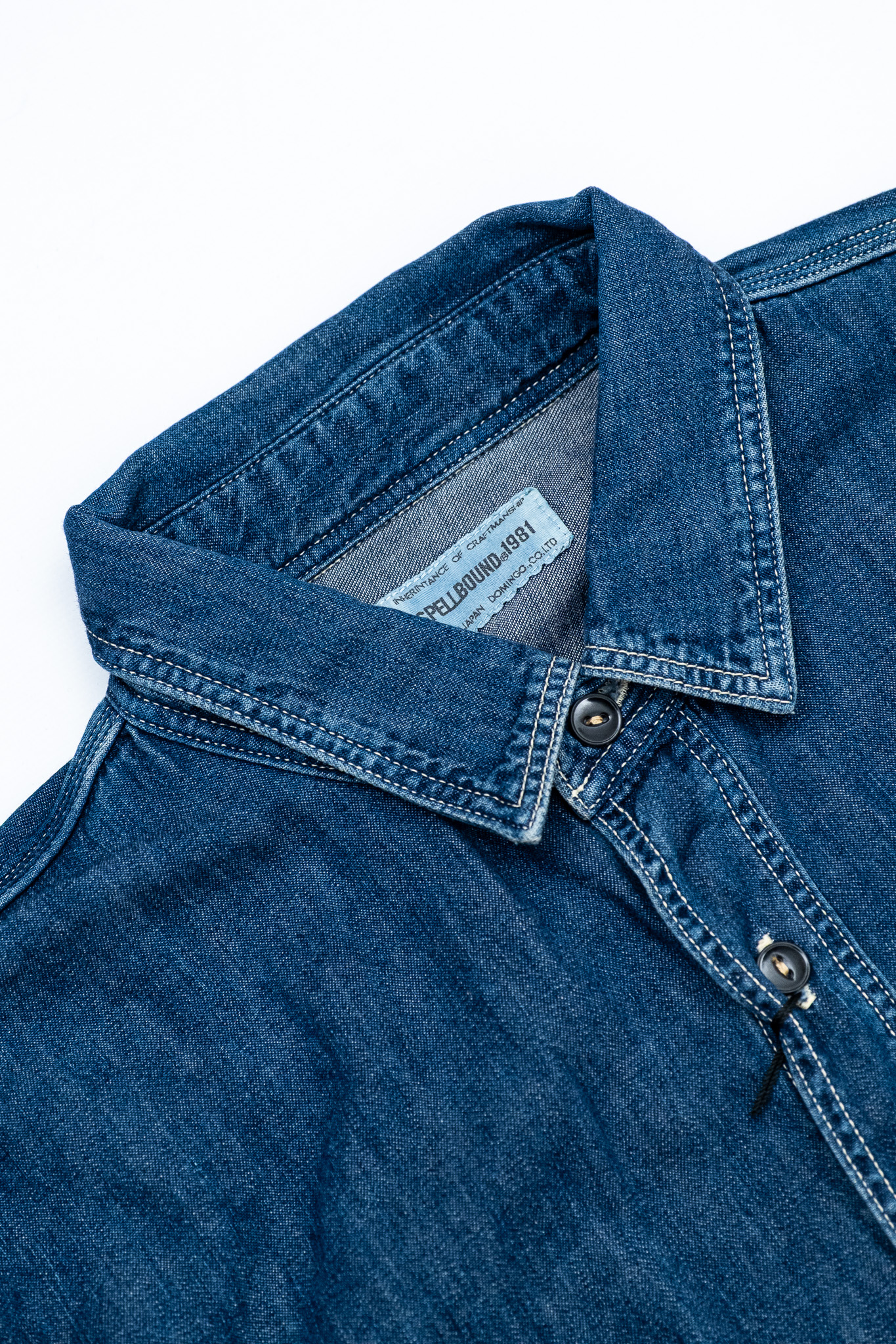 Spellbound - Authentic Work Denim Shirt Washed - 5