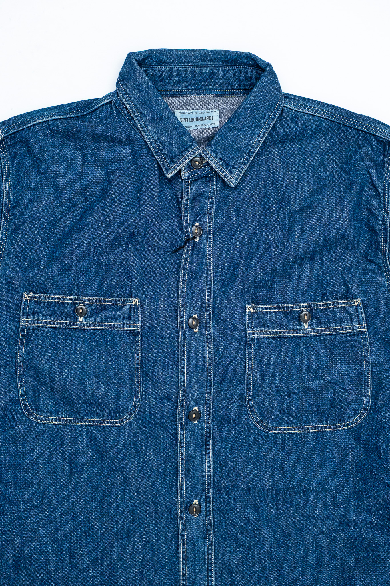 Spellbound - Authentic Work Denim Shirt Washed - 4