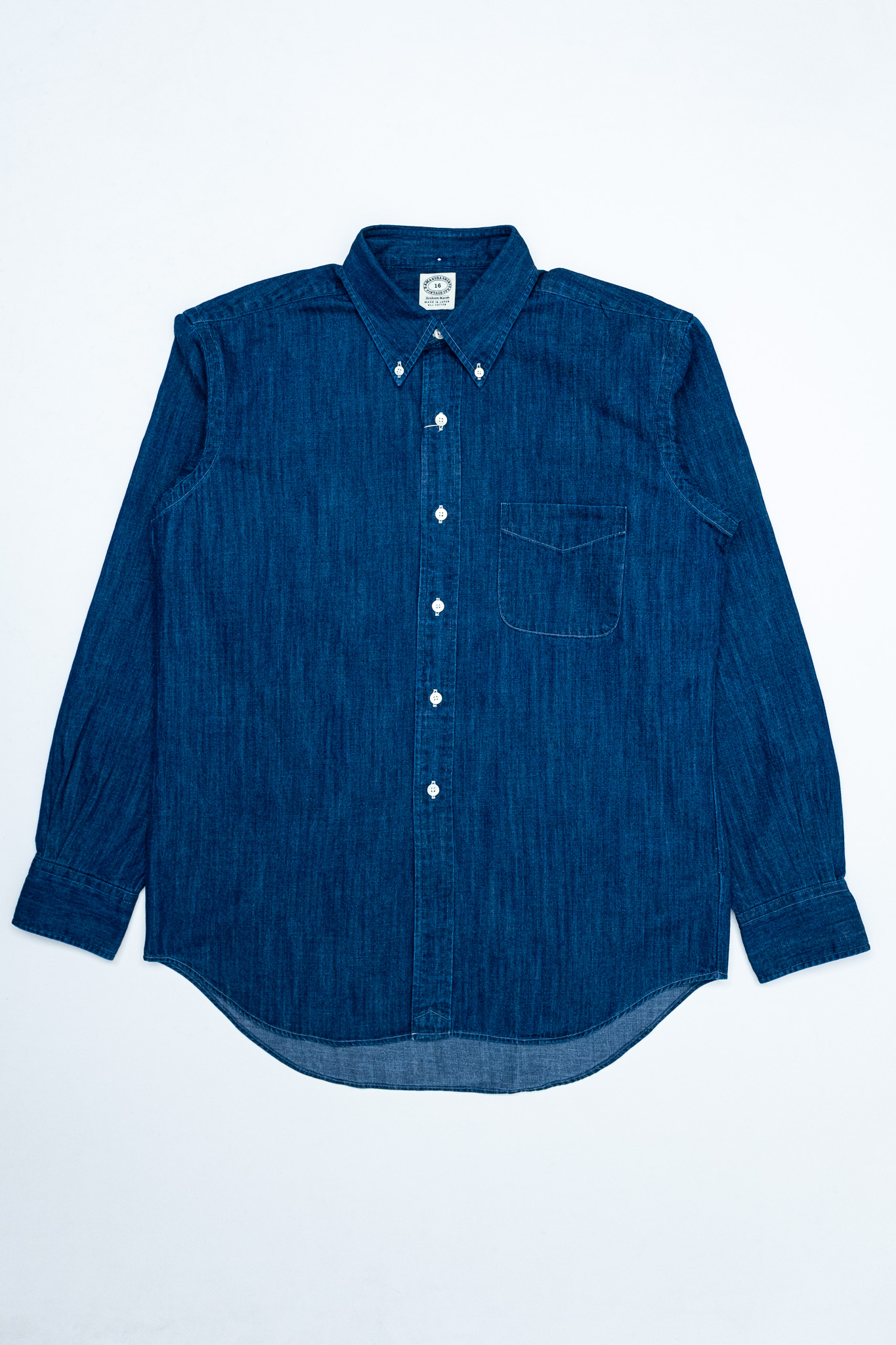 Kamakura - Vintage Ivy Fit Button Down Japanese Denim 7oz - 2