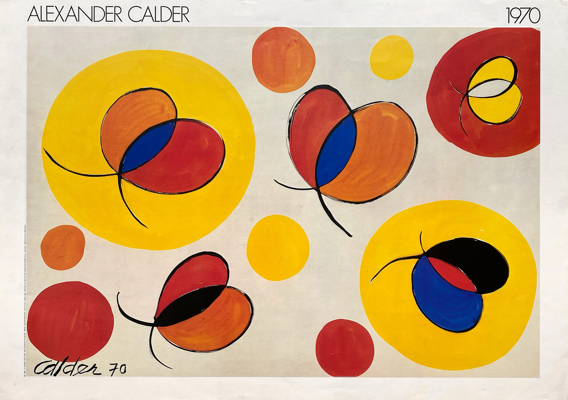 CALDER, ALEXANDER – 1970