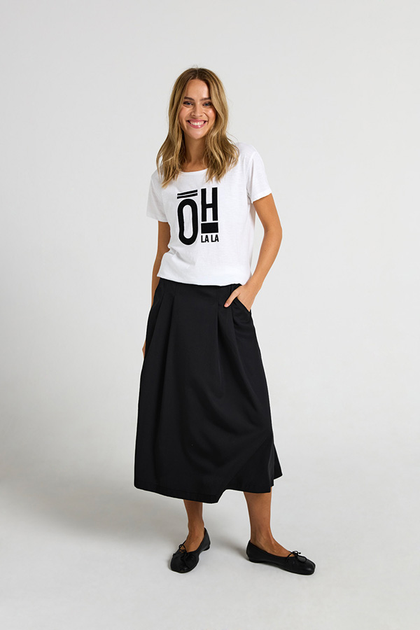 Costamani - Brick Skirt Black