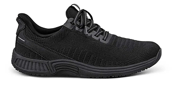 OrthoFeet Kita Black/Black – Medium | Maximal komfort med hands‑free insteg