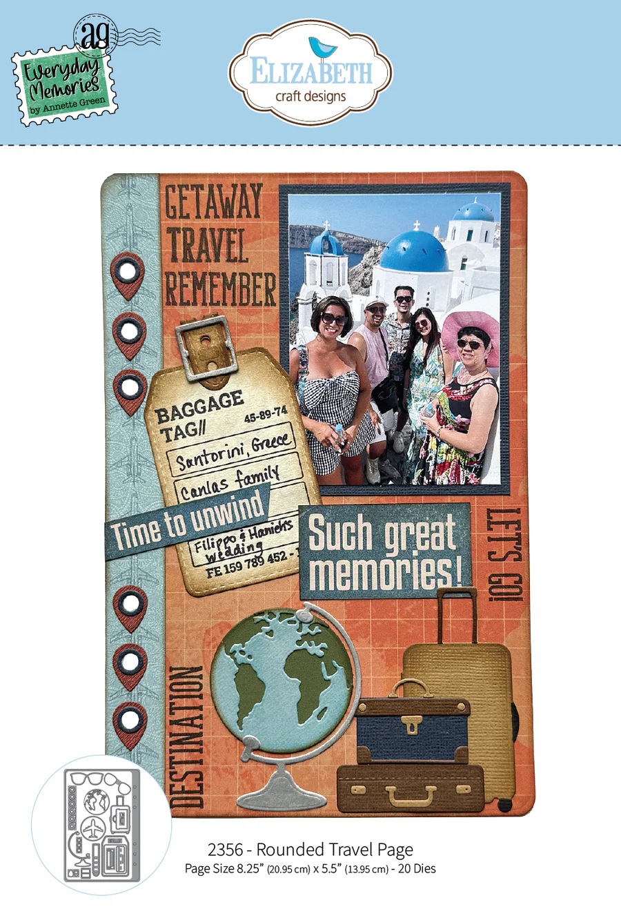 Elizabeth - Dies - Rounded Travel Page