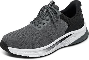 Ortho Feet Tilos Gray – Wide | Hands‑Free ortopedisk herrsneaker