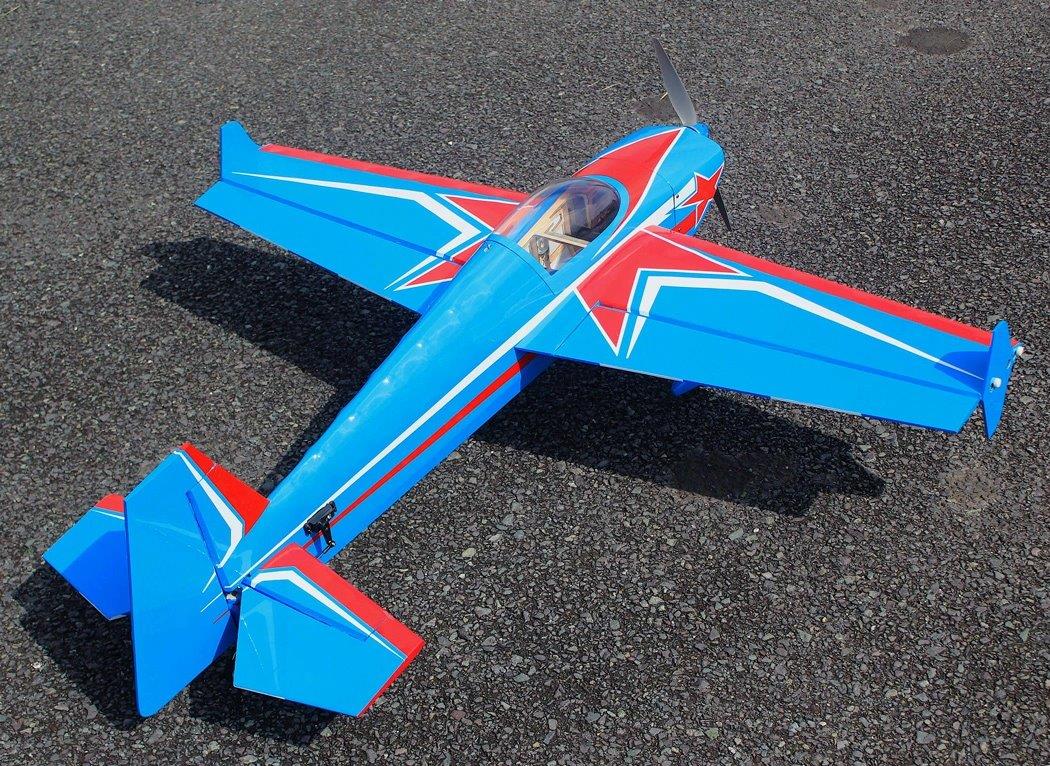 Seagull Laser 30E 3D 122cm Blå/Röd ARF - 5
