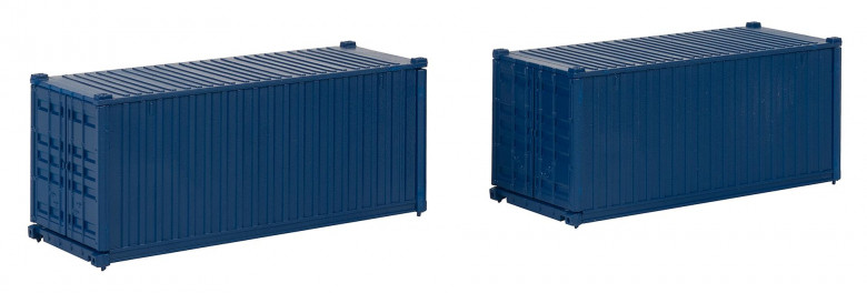 Container 20' Blå (2st) - 2