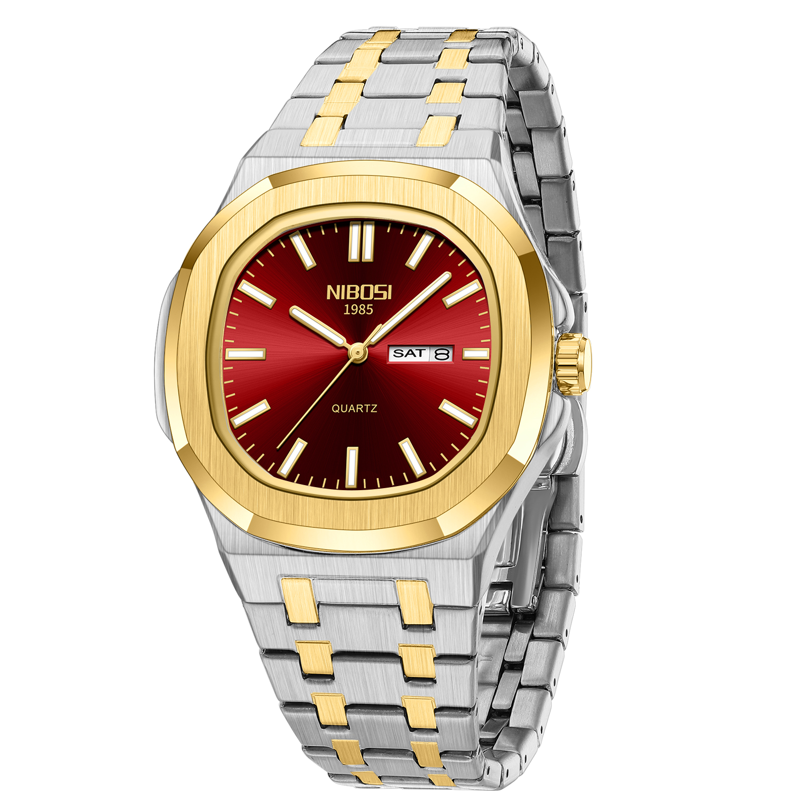 Nibosi Sportiva Silver Gold Red - 3