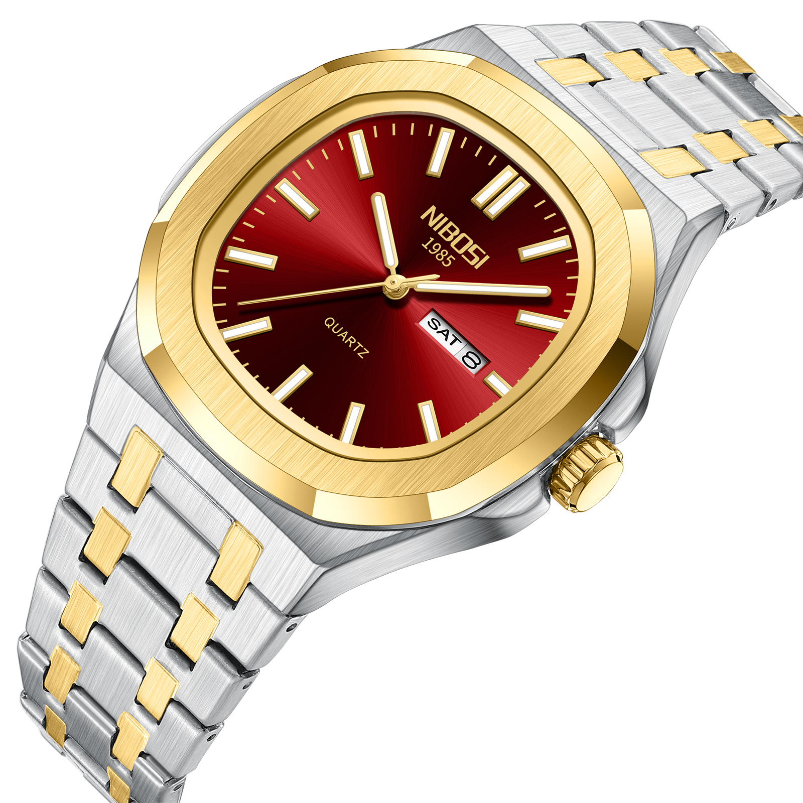 Nibosi Sportiva Silver Gold Red - 2