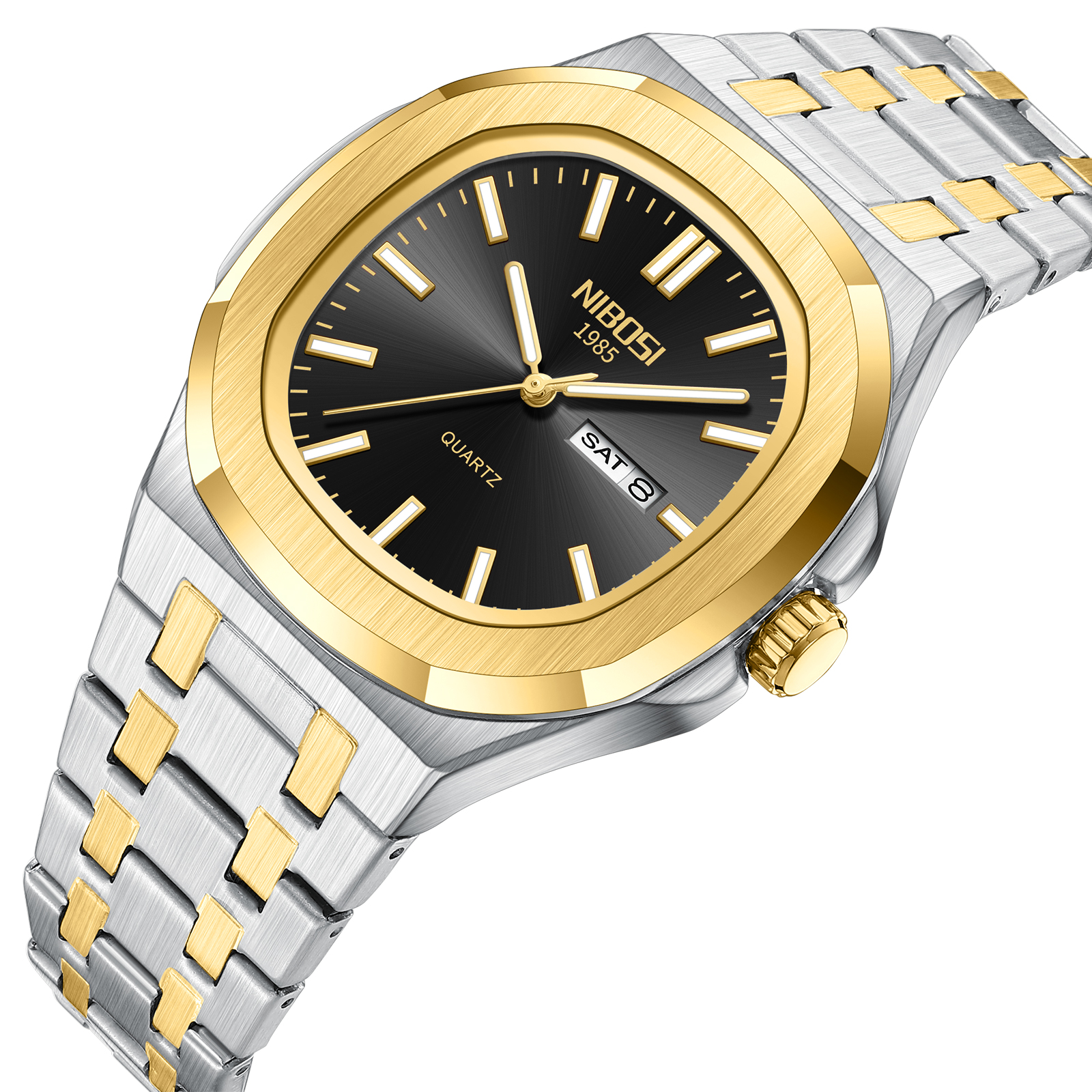Nibosi Sportiva Silver Gold Black - 2