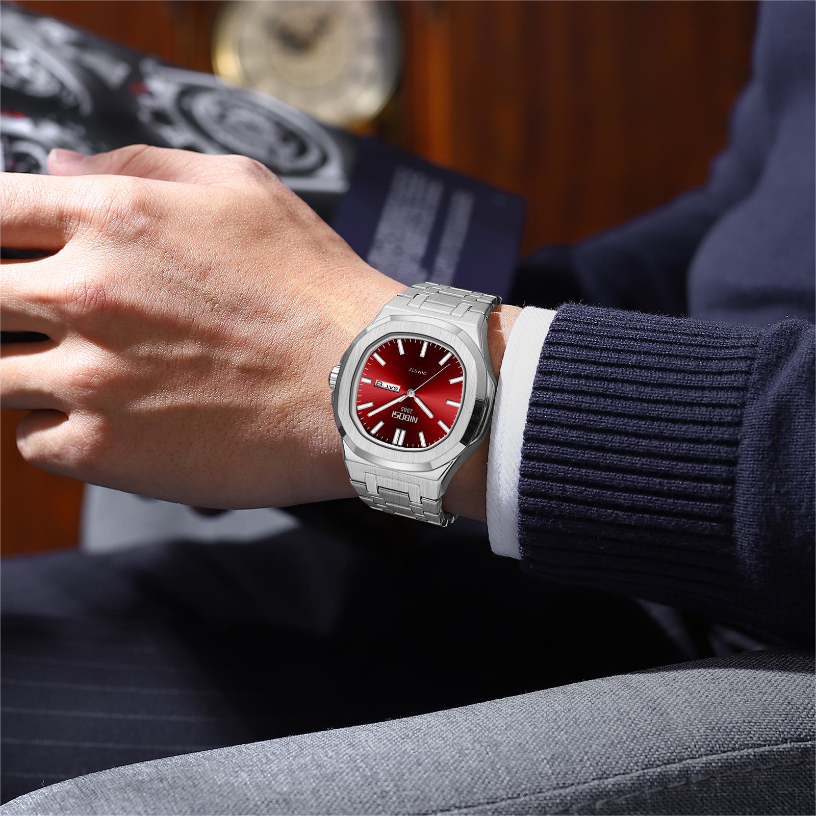 Nibosi Sportiva Silver Red - 7