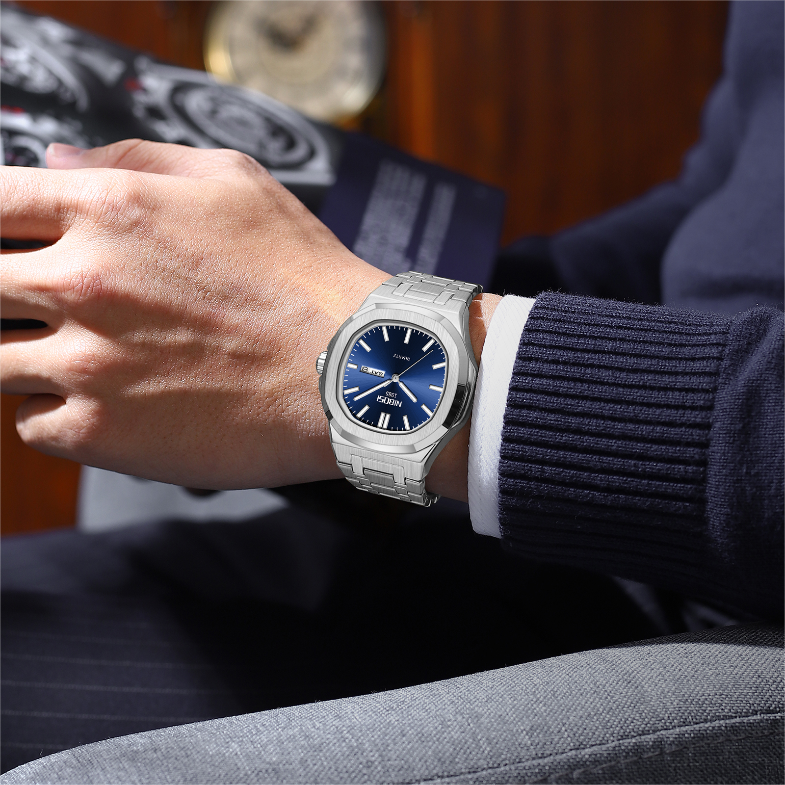Nibosi Sportiva Silver Blue - 7