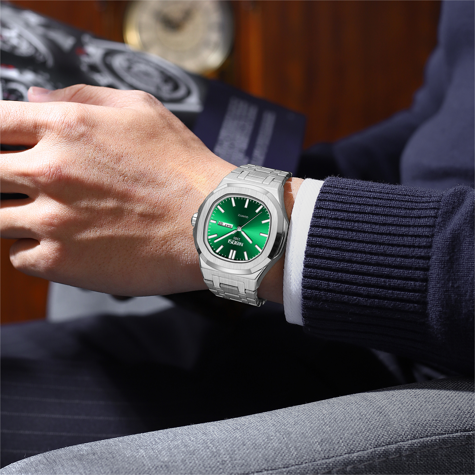 Nibosi Sportiva Silver Green - 7