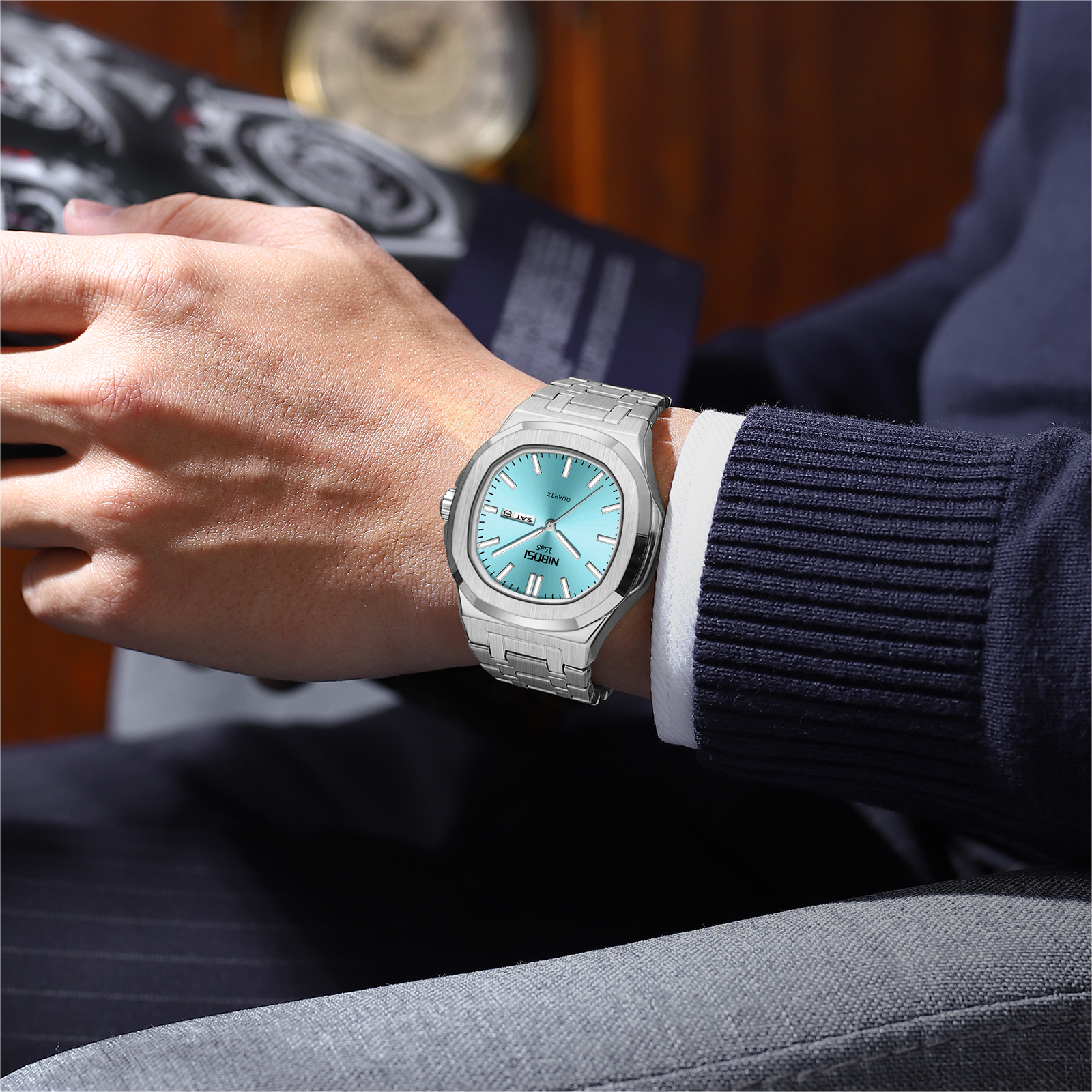 Nibosi Sportiva Silver Sky Blue - 7