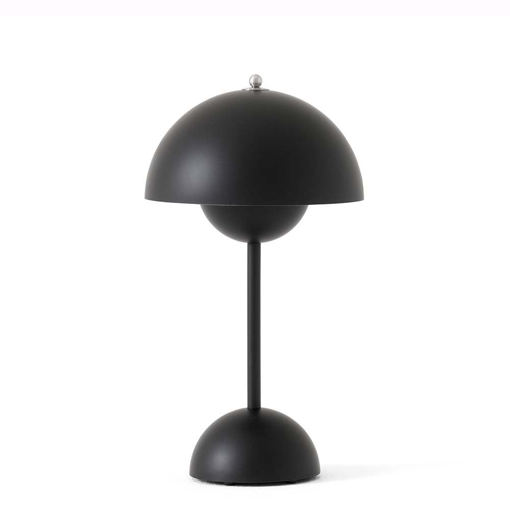 Flowerpot Portable VP9 Bordslampa (Matt black) - I lager -  &Tradition