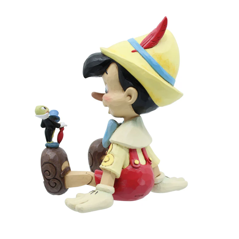 Disney Pinocchio & Jiminy,  Sitting Fugurine. - 3