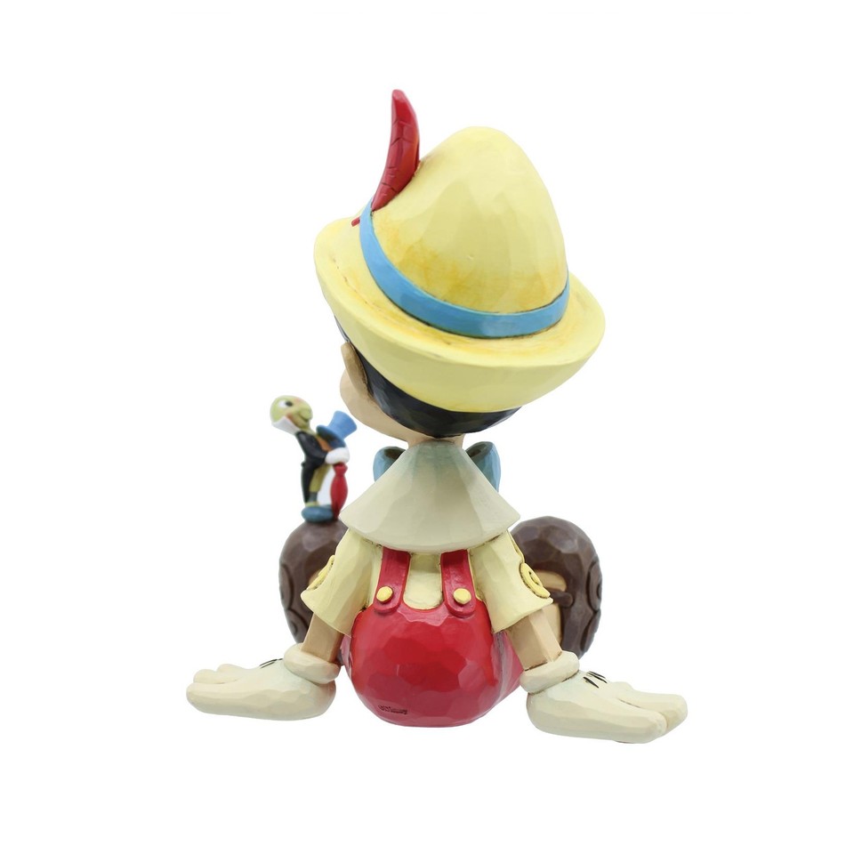 Disney Pinocchio & Jiminy,  Sitting Fugurine. - 4