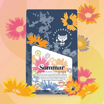 Kafferäven - Sommar 2026 - Etiopien - Kenya - Rwanda - Ljusrostade hela kaffebönor - 250g