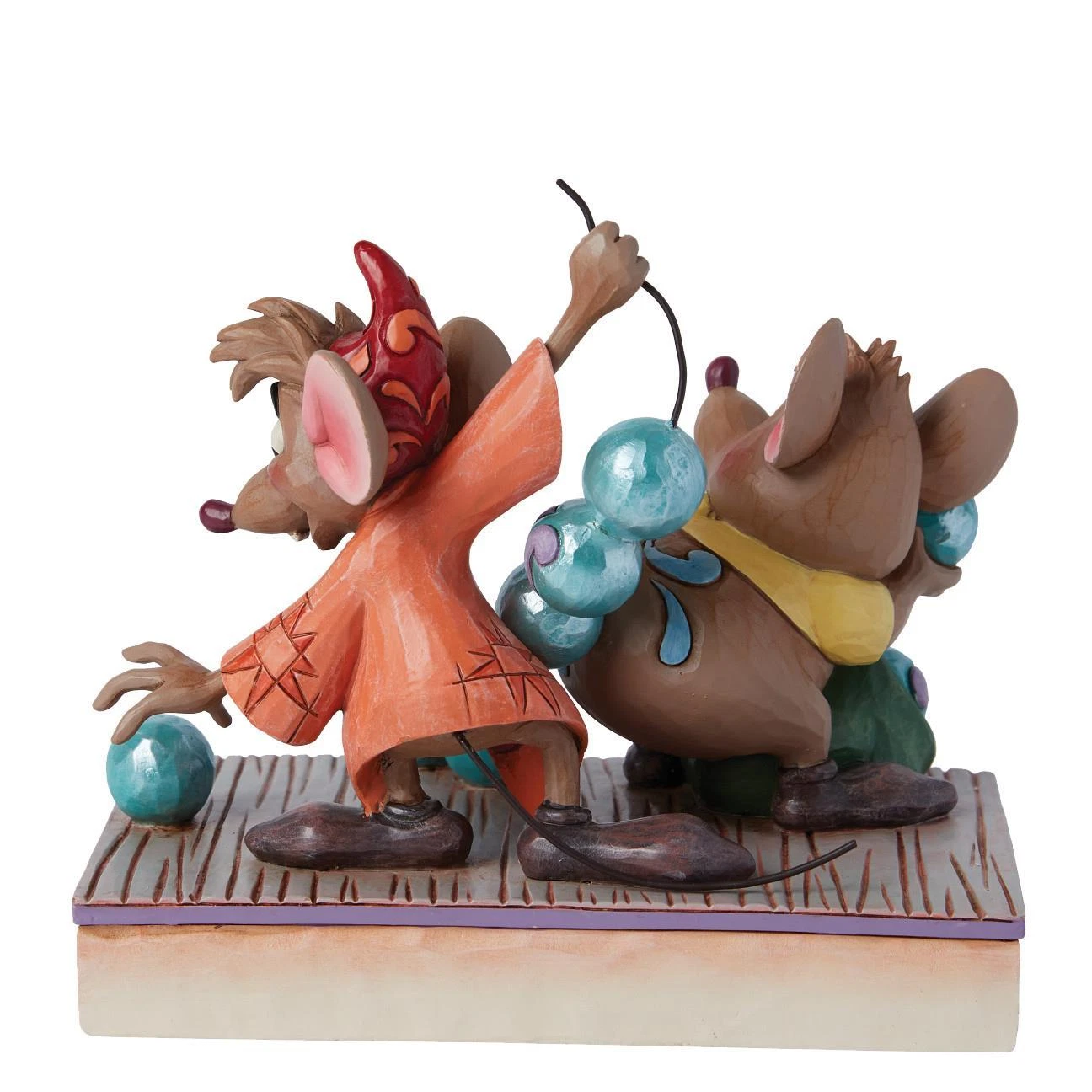 Disney Gus & Jaq helping thread Cinderella s pearls - 2